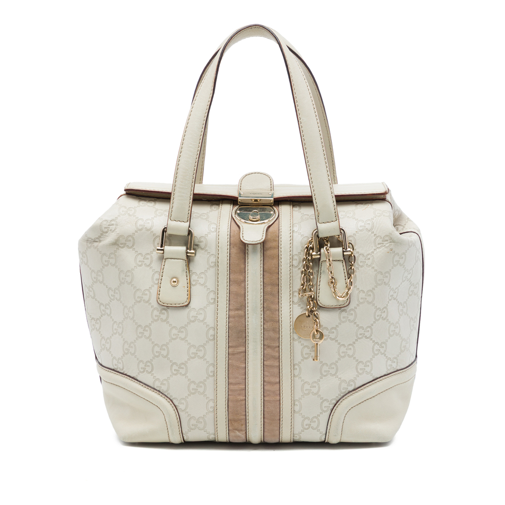 Pre-Loved Gucci Guccissima Treasure Handbag